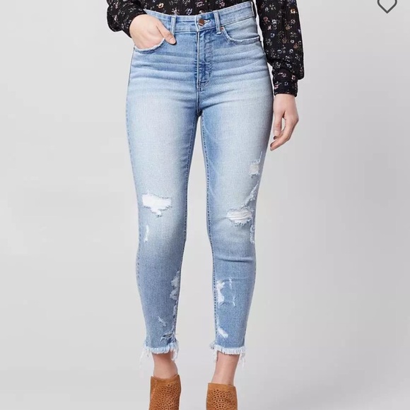 BKE Denim - BKE Parker Ankle Skinny High Rise Jeans SZ 24